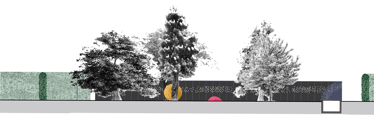 Waldniel Memorial Site– Commemorative wall and two sphere sculptures